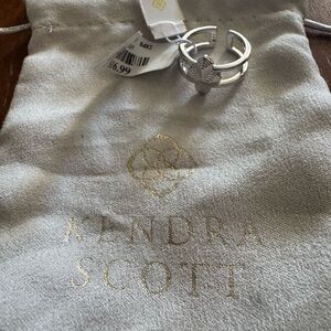 Kendra Scott Silver Ring size 9